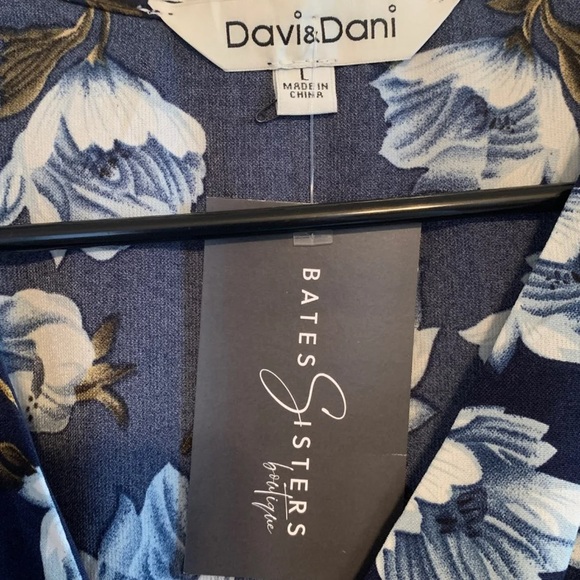 Blue floral dress - Picture 4 of 4